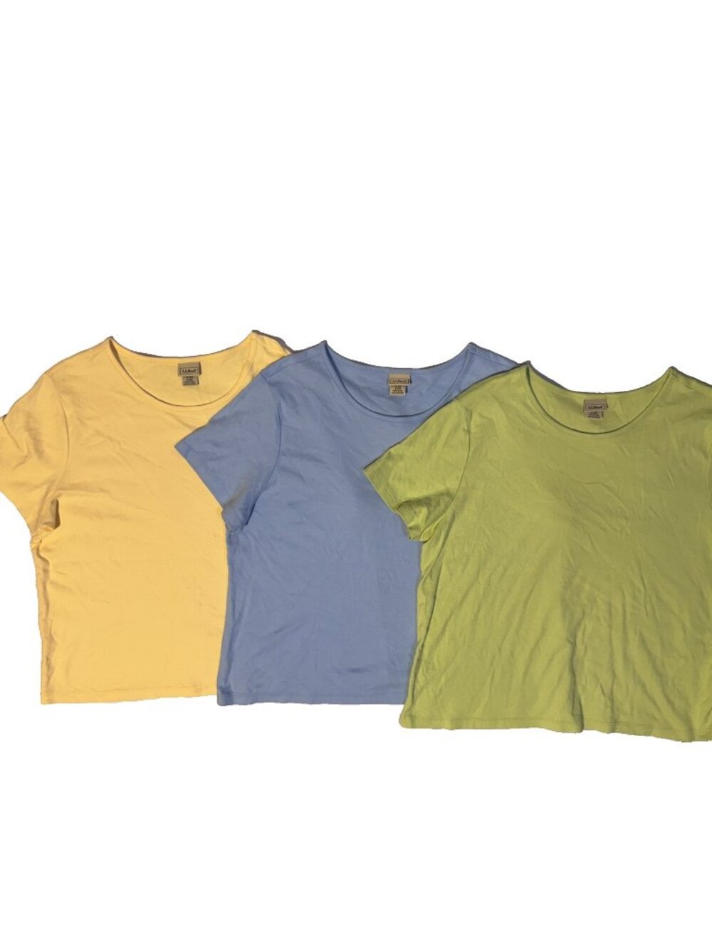 Lot of 3 LL Bean Tshirt Supima Cotton Classic Crewneck XL Minimalist Gorpcore